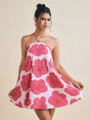 Vestido Feminino Estampado – Leve, Sem Elasticidade, Estilo Verão e Férias