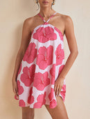 Vestido Feminino Estampado – Leve, Sem Elasticidade, Estilo Verão e Férias