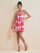 Vestido Feminino Estampado – Leve, Sem Elasticidade, Estilo Verão e Férias