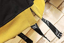 Moletom com capuz masculino GURUNVANI com cores contrastantes, Amarelo, XL