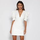 Vestido CNYISHE 2021 Decote em V