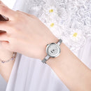 SKMEI Luxury Quartz Ladies Watch Thin Strap Fashion Women Watch Casual Stainless Steel Female Wristwatcch Relogio Feminino 1390