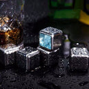 Cubos de gelo de aço inoxidável