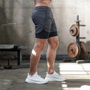 Bermudas 2 em 1 corrida, jogging, fitness, esporte, academia, treino