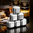 Cubos de gelo de aço inoxidável