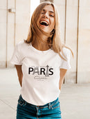 T shirt Paris Moda Francesa