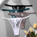 2 peças/conjunto de malha calcinha fio dental feminina