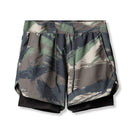Bermudas 2 em 1 corrida, jogging, fitness, esporte, academia, treino