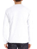 Camiseta masculina de manga comprida de cor sólida