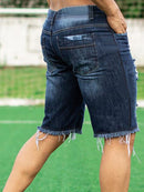Shorts jeans rasgados Chopper masculino