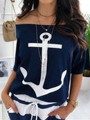 Camiseta casual solta