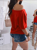 Camiseta casual solta