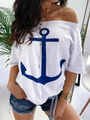 Camiseta casual solta